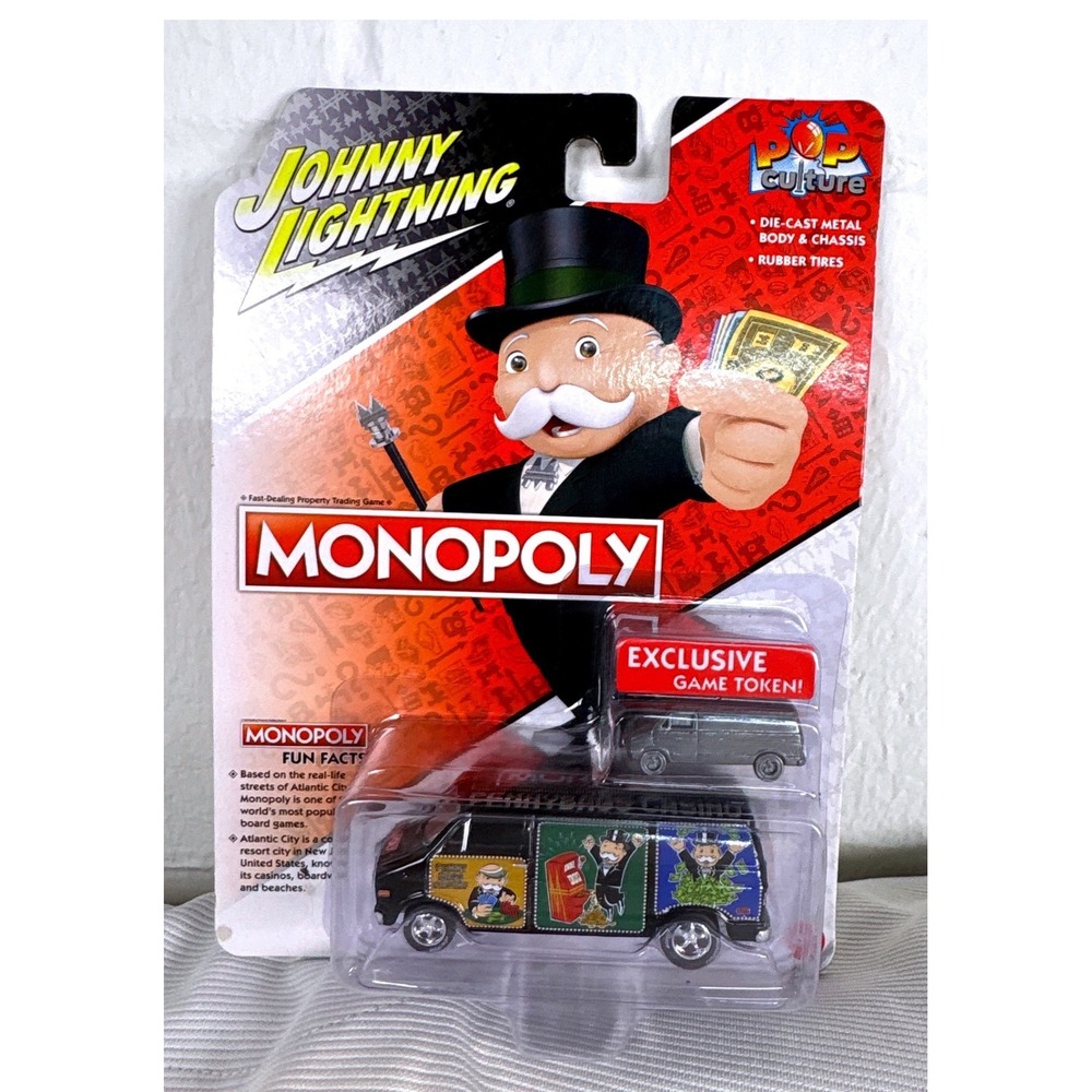 Johnny Lightning Monopoly 1976 Dodge Van Pop Culture 2022 Release 3 JLPC008 New